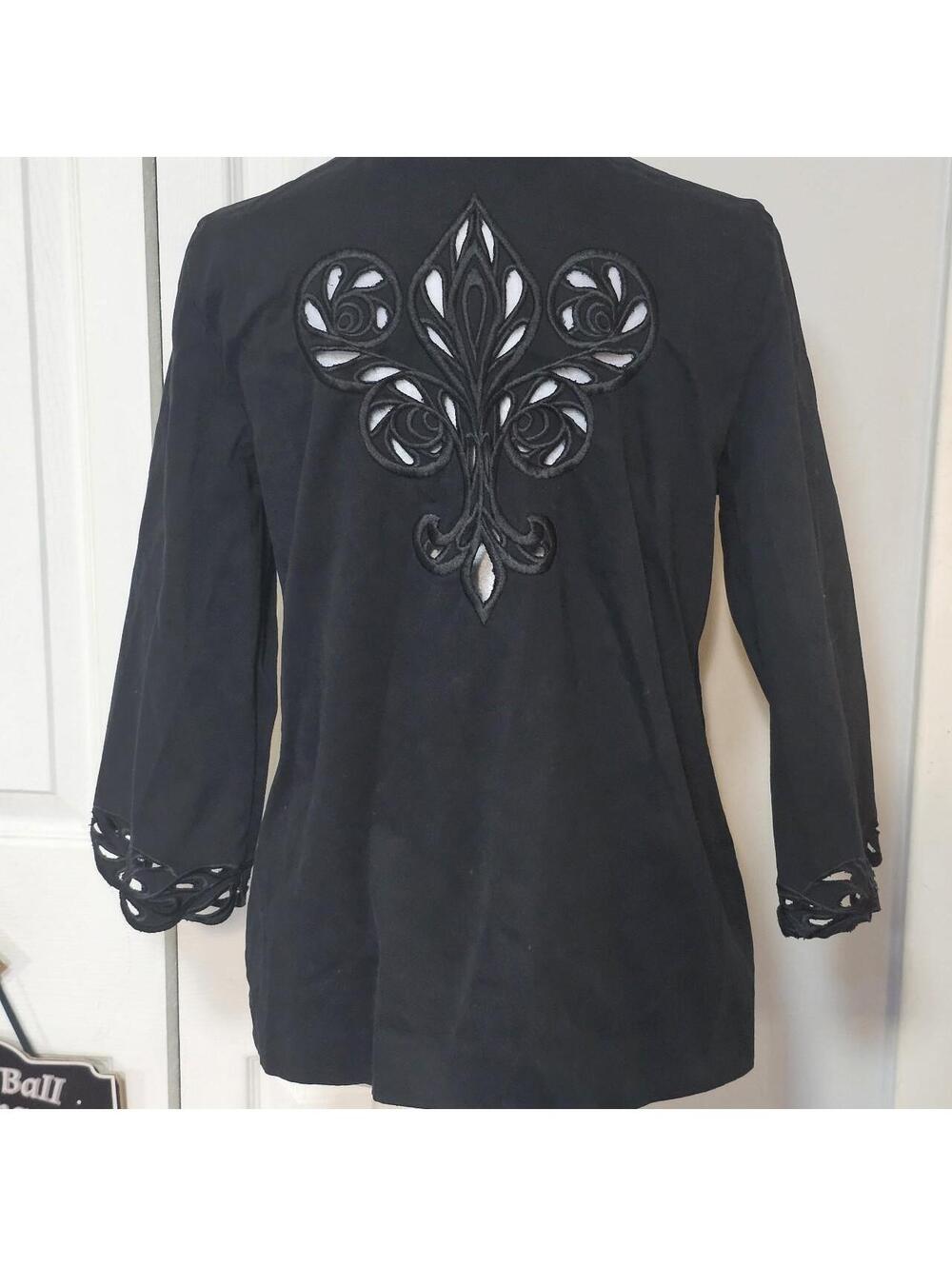 Women's Black Jacket - Picture 3 of 5